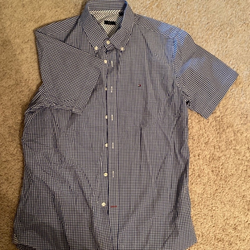 Tommy Hilfiger short sleeve shirt fitted for men